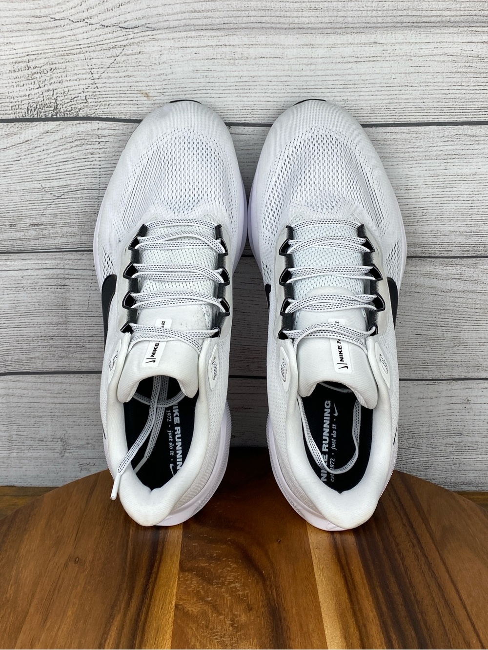 Nike Air Zoom Pegasus 41 Wide TB White Black Running Shoe HF1537-100 Men’s 13 - Picture 10 of 12